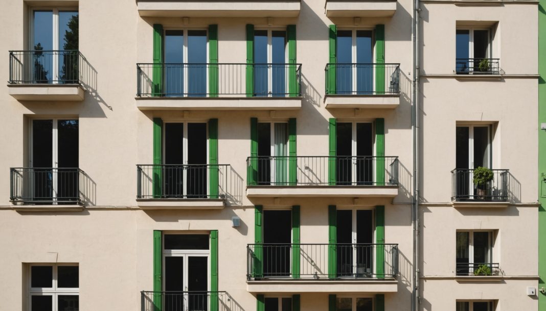 Façade d'immeuble résidentiel français illustrant le nouveau DPE 2026